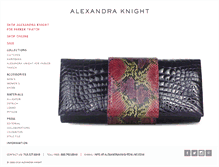 Tablet Screenshot of alexandraknightonline.com